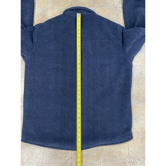 Rugged Elements Men’s Size Large Blue Lumberjack Shirt Jacket Fleece Lined-EUC - Picture 5 of 12